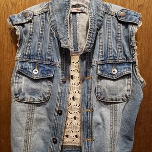 Sleeveless Denim Jacket